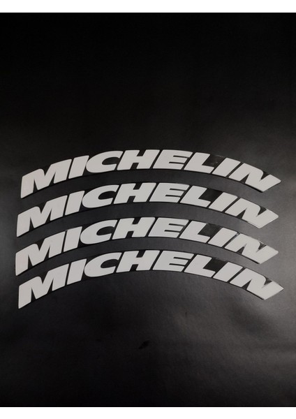 Michelin 4 Adet Lastik Yazısı Motosiklet ve Otomobil Michelin Lastik Yazısı Sticker