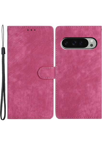 Google Pixel 9/pixel 9 Pro Kılıfı Için Kart Pıhtıları Cilt Dokunuşlu Pu Deri Telefon Kılıfı Standı (Yurt Dışından)