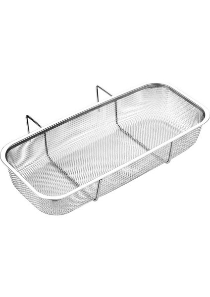 Lavabo Paslanmaz Çelik Drenaj Sepeti Lavabo Artıkları Filtresi Üçgen Raf Sebze Meyve Asılı Sepet Filtre Sepeti (Yurt Dışından)