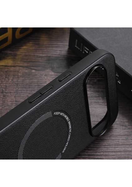 Google Pixel 9/pixel 9 Pro Kılıf Pu Deri+Tpu Arka Kapak Magsafe Kablosuz Şarj ile Uyumlu (Yurt Dışından)