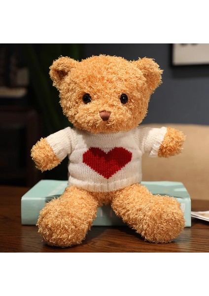 Kazak Teddy Ayı Ayı Doğum Günü Bebek Peluş Oyuncak Zemin Itme Halkası Sevgililer Günü Hediyesi (Yurt Dışından)