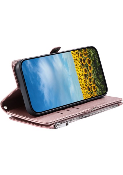 Google Pixel 9/ Pixel 9 Pro Kılıf Tpu+Pu Deri Cüzdan Telefon Kılıfı Kayışlı (Yurt Dışından)