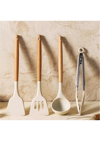 Balık Kızartmak Için Ev Tipi Silikon Spatula, Yapışmaz Tava, Özel Çorba Kaşığı, Yüksek Sıcaklığa Dayanıklı (Yurt Dışından)
