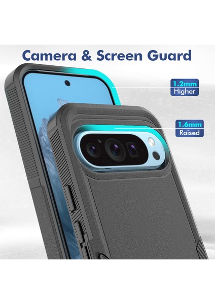 Google Pixel 9/ Pixel 9 Pro Telefon Kılıfı Darbeye Dayanıklı 2'si 1 Arada Pc+Tpu Kılıfı (Yurt Dışından) fiyatları