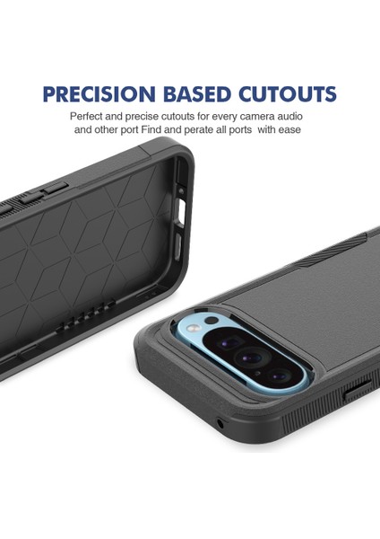 Google Pixel 9/ Pixel 9 Pro Telefon Kılıfı Darbeye Dayanıklı 2'si 1 Arada Pc+Tpu Kılıfı (Yurt Dışından) fırsatları