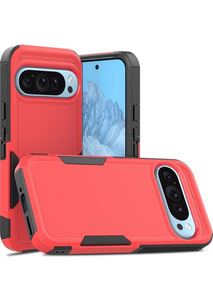 Google Pixel 9/ Pixel 9 Pro Telefon Kılıfı Darbeye Dayanıklı 2'si 1 Arada Pc+Tpu Kılıfı (Yurt Dışından)