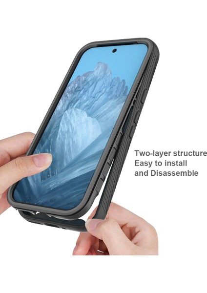 Google Pixel 9/pixel 9 Pro Kılıfı Pc+Tpu Şeffaf Telefon Kılıfı Pet Ekran Filmi Her Yönüyle Koruma Manyetik Kablosuz Şarj (Yurt Dışından) fiyatları