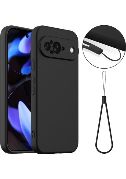Google Pixel 9 Kılıfı Için Magsafe Sıvı Silikon Telefon Kılıfı ve Askısı ile Uyumlu (Yurt Dışından)
