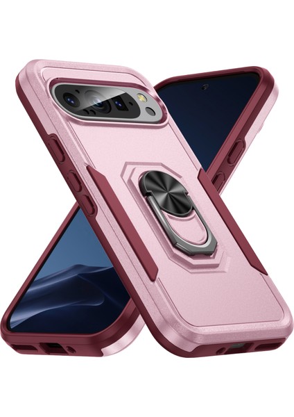 Google Pixel 9/pixel 9 Pro Kılıf Askeri Sınıf Halka Destek Pc+Tpu Telefon Kılıfı (Yurt Dışından) fiyatları