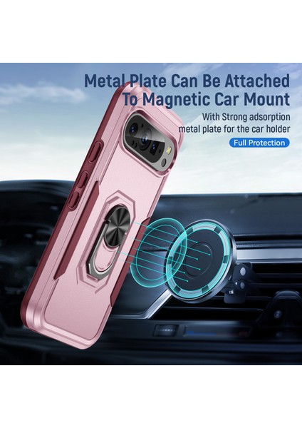 Google Pixel 9/pixel 9 Pro Kılıf Askeri Sınıf Halka Destek Pc+Tpu Telefon Kılıfı (Yurt Dışından) indirimleri