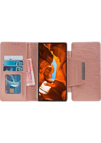 Google Pixel 9/pixel 9 Pro Cüzdan Kılıfı Çıkarılabilir 2'si 1 Arada Tasarım Deri Telefon Standı Kılıfı (Yurt Dışından)