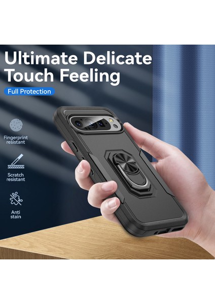 Google Pixel 9/pixel 9 Pro Kılıf Askeri Sınıf Halka Destek Pc+Tpu Telefon Kılıfı (Yurt Dışından) fırsatları