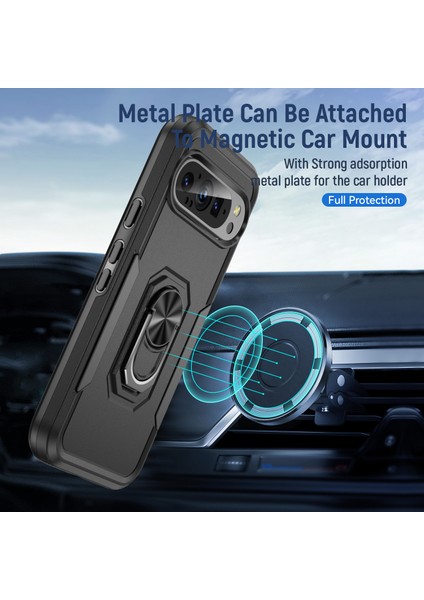 Google Pixel 9/pixel 9 Pro Kılıf Askeri Sınıf Halka Destek Pc+Tpu Telefon Kılıfı (Yurt Dışından) indirimleri