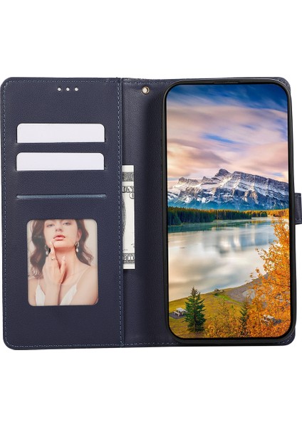 Google Pixel 10 Pro/ Pixel 10/ Pixel 9 Pro/ Pixel 9 Kılıfları Için Çizilmeye Karşı Dayanıklı Ekleme Baskılı Eşkenar Dörtgen Deri Telefon Kılıfı (Yurt Dışından)