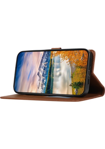 Google Pixel 10 Pro/ Pixel 10/ Pixel 9 Pro/ Pixel 9 Kılıfları Için Çizilmeye Karşı Dayanıklı Ekleme Baskılı Eşkenar Dörtgen Deri Telefon Kılıfı (Yurt Dışından)