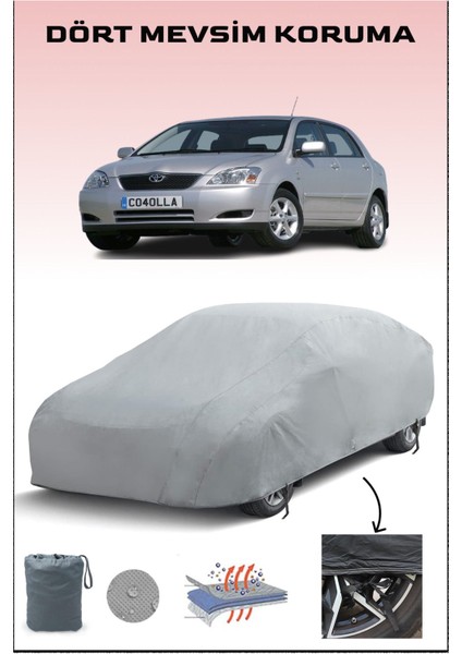 Toyota Corolla 5 Kapılı 2002 - 2004 Araba Brandası Oto Branda