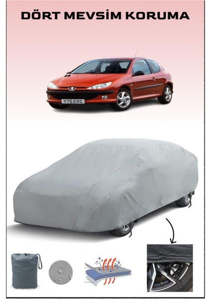 Peugeot 206 3 Kapılı 1998 - 2002 Araba Brandası Oto Branda