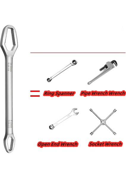 145MM 3-17MM 3,5mm Tarzı Yeni Evrensel Torx Anahtarı Tahta Ayarlanabilir Çift Başlı Torx Anahtarı Mekanik Atölye Araçları Çok Fonksiyonlu El Araçları (Yurt Dışından) fırsatları