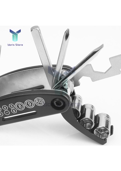 Bisiklet Onarımı Için Çok Fonksiyonlu Katlanabilir Anahtar Takımı Hex Anahtar Somun Lastik Tamir Hex Tornavida Soket (Yurt Dışından) modelleri