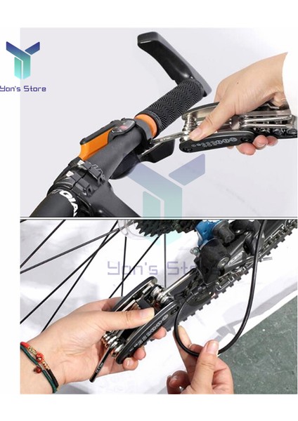 Bisiklet Onarımı Için Çok Fonksiyonlu Katlanabilir Anahtar Takımı Hex Anahtar Somun Lastik Tamir Hex Tornavida Soket (Yurt Dışından) fırsatları