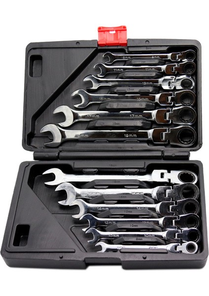 9mm Tarzı Metrik Esnek Kafalı Ratşet Anahtarı, Krom Vanadyum Çelik, Ratşetli Kombine Anahtar Anahtarı, Araba Bakımı Için (Yurt Dışından) fiyatları