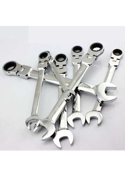 9mm Tarzı Metrik Esnek Kafalı Ratşet Anahtarı, Krom Vanadyum Çelik, Ratşetli Kombine Anahtar Anahtarı, Araba Bakımı Için (Yurt Dışından) indirimleri