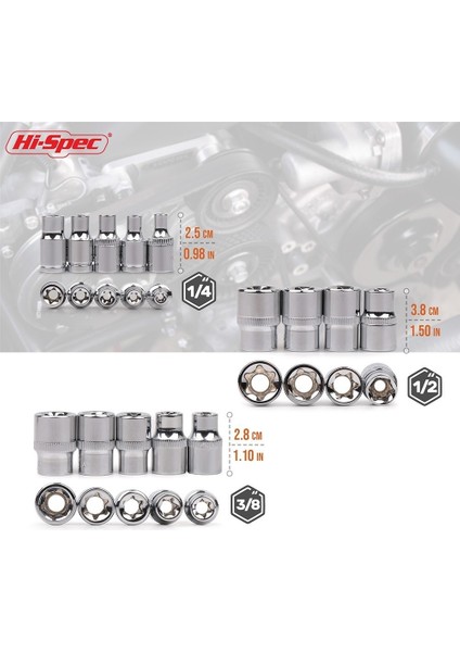 E1011121416 Tarzı Hi-Spec E-Soket Soket Seti Adaptör Torx Yıldız Uçlu Bit Onarım El Aletleri Kafası Için Tork Anahtarı Ratchet Soket Anahtarı Için (Yurt Dışından) indirimleri