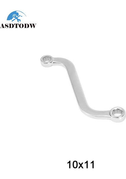 S-Stil 10X11 Tarzı Yüksek Kaliteli Çelik Çift Başlı Özel Şekilli Hızlı Sıkma Anahtarı Onarım Aracı (Yurt Dışından)