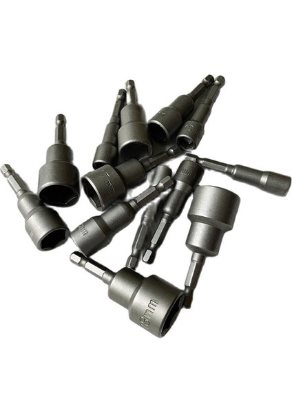 8mm Tarzı 65MM Uzunluk Elektrik Gücü Manyetik Tornavida Somun Sürücü Seti Hex Shank Metrik Anahtar Soket Bit Crv (Yurt Dışından) fiyatları