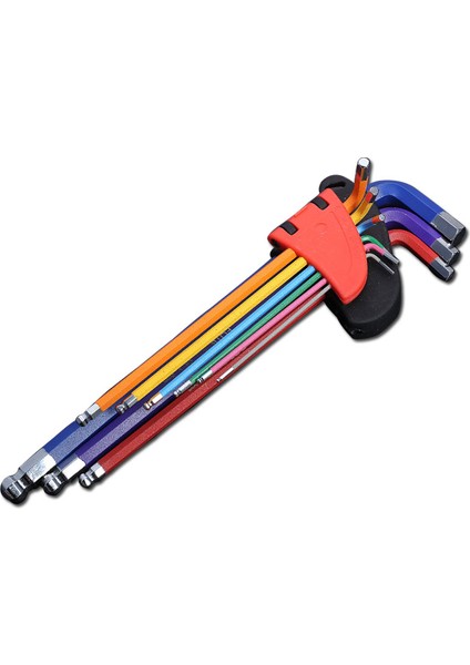 Torx Anahtar Seti Uzun Tarz Bisiklet Tamiri Için Allen Vida Uzun Kol Hex Anahtar Seti Allen Anahtarı Seti Için L Anahtar Kiti Hexagon Anahtarı El Aletleri (Yurt Dışından)