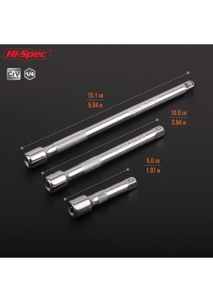 1 4 Inç Tarzı 100 mm Yüksek Kaliteli Soket Anahtar Uzatma Çubuğu Ratchet Soket Tork Anahtarı Bağlantı Çubuğu Darbe Soket Uzatma Aletleri (Yurt Dışından)