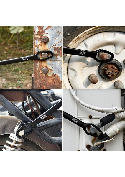 8-22MM 160MM Stili Fabrika Için Evrensel Torx Anahtarı Kendinden Sıkıştırma Ayarlanabilir Gözlük Anahtarı Tahta Çift Başlı Torx Anahtarı El Aletleri (Yurt Dışından) indirimleri