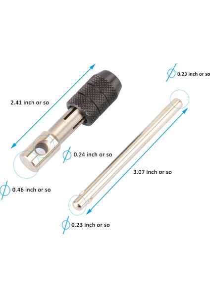 M3-M6 Ayarlanabilir T-Kolu Reamer Vida Çıkarma Musluk Anahtarı Tutucu (Yurt Dışından)