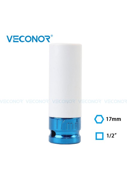 17MM Soket Anahtarı Adaptörü Hex Ucu Inç Kare Sürücü Başlığı (Yurt Dışından)