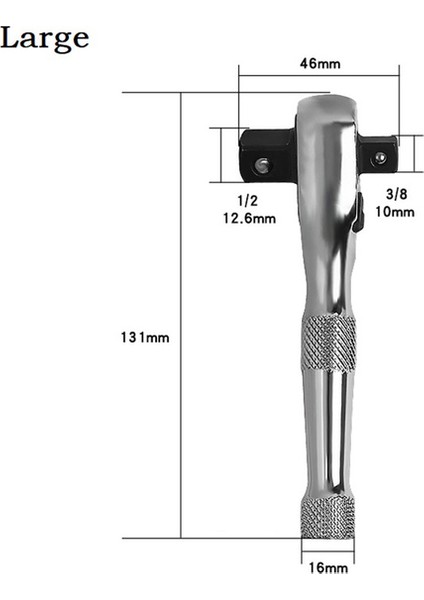 B Tarzı 72 Dişli Hızlı Ratchet Priz Anahtarı Mini Çift Uçlu Tork Anahtarı Tornavidası Bit El Aleti ++ (Yurt Dışından)