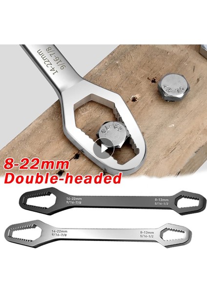 3-17MM 160MM Tarzı Fabrika Için Evrensel Torx Anahtarı Kendinden Sıkıştırma Ayarlanabilir Gözlük Anahtarı Tahta Çift Başlı Torx Anahtarı El Aletleri (Yurt Dışından) fiyatları