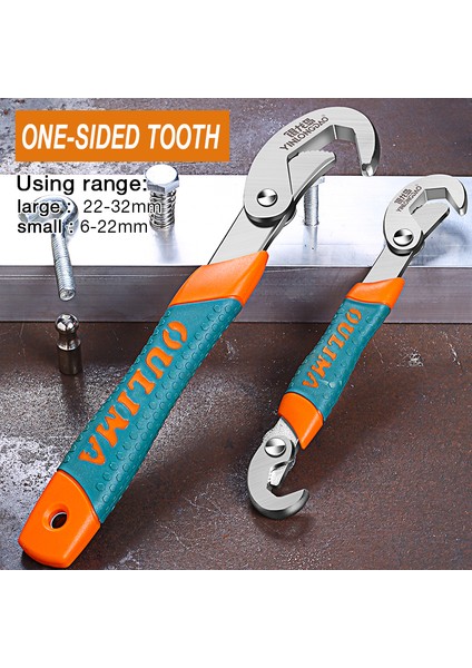 Og Tek Set Stili Evrensel Anahtar Boru Açıcı Yıldız Uçlu Ingiliz Anahtarı Seti Yüksek Karbon Çelik Snap N Grip Aracı Tesisatçı Çok Fonksiyonlu El Aracı (Yurt Dışından)