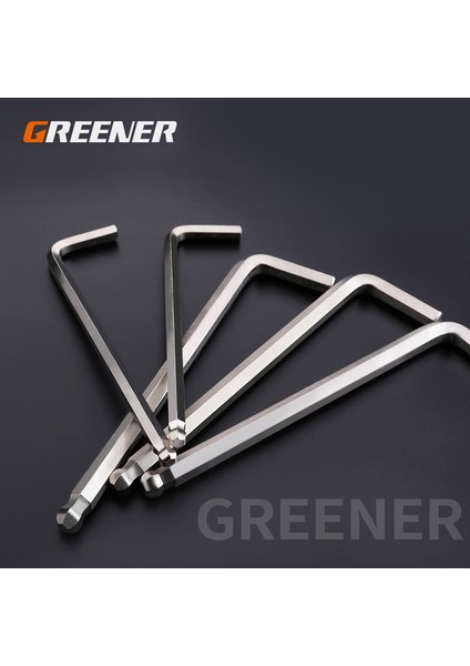6mm Uzun Stil Greener Altıgen Anahtar Iç Hex Anahtar Metrik Boyut Krom-Vanadyum Çelik Çift Uçlu Top Başlı Uzun Manuel Onarım Aracı (Yurt Dışından) fırsatları