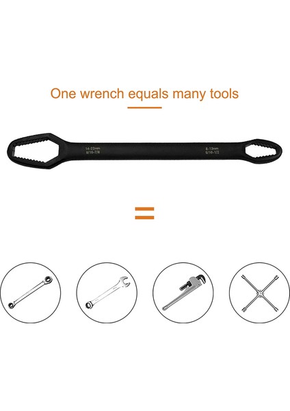 8-22 5mm Gümüş Tarzı Universal Torx Anahtarı Kendiliğinden Sıkılaştırma Ayarlanabilir Anahtar Tahtası Çift Başlı Torx Anahtarı El Aletleri Fabrika Için (Yurt Dışından) modelleri