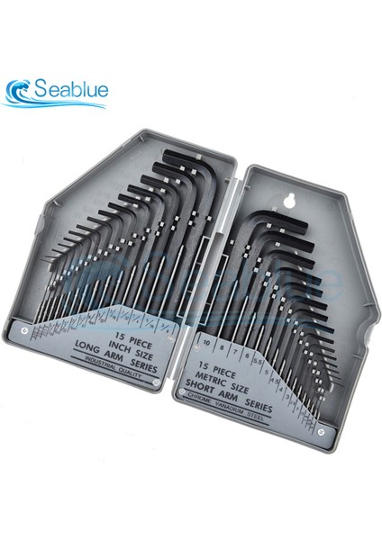 Turuncu Tarzı 30 Parça Premium Hex Anahtar Allen Anahtar Takımı, Metrik Assorti, L Şekilli, 0.depolama Kutusunda (Yurt Dışından) fırsatları