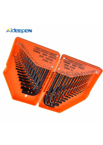 Turuncu Tarzı Allen Anahtarı Seti Hex Tornavida Seti L Tipi Metrik Imparatorluk Uzun Kol Düz Kafa Altıgen Ispanyol Anahtar El Aletleri Kiti (Yurt Dışından) modelleri