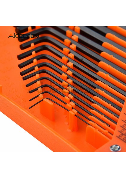 Turuncu Tarzı Allen Anahtarı Seti Hex Tornavida Seti L Tipi Metrik Imparatorluk Uzun Kol Düz Kafa Altıgen Ispanyol Anahtar El Aletleri Kiti (Yurt Dışından) fırsatları