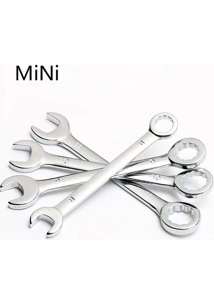 6mm-1 Adet Tarzı Mını Çift Kullanımlı Erik Çiçeği Açık Uç Anahtarı Cr-V Alaşım Paslanmaz Küçük Açık Kutu Uç Kombine Anahtar Kolay Saklanabilir (Yurt Dışından)