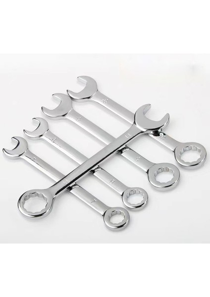 6mm-1 Adet Tarzı Mını Çift Kullanımlı Erik Çiçeği Açık Uç Anahtarı Cr-V Alaşım Paslanmaz Küçük Açık Kutu Uç Kombine Anahtar Kolay Saklanabilir (Yurt Dışından)