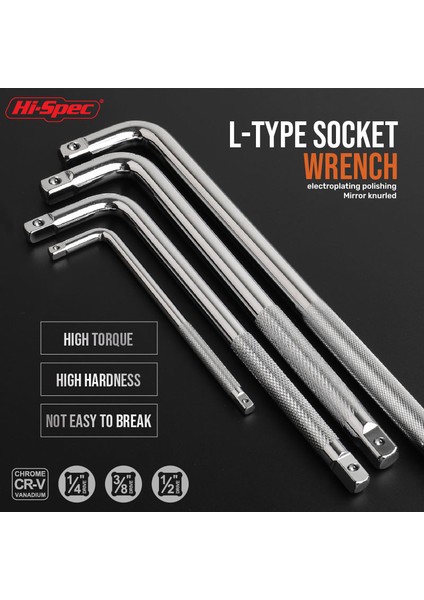 1 Adet 150MM Tarzı L-Tip Soket Anahtarı Crv L Anahtarları Altıgen Çift Baş Delikli Dirsek Anahtarı Vida Somunu Sökme Sabitleme (Yurt Dışından)