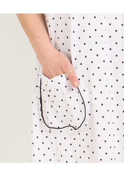 Kalitesinde Pamuklu, Geniş Kesim, Cepli, Askılı Ev & Plaj Elbise modelleri