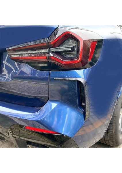 Araba Karbon Fiber Arka Tampon Ayırıcı Spoiler Arka Kanatlı Hava Menfezi Trimi Bmw X3 G01 Lcı M Sport 2022-2023 (Yurt Dışından)