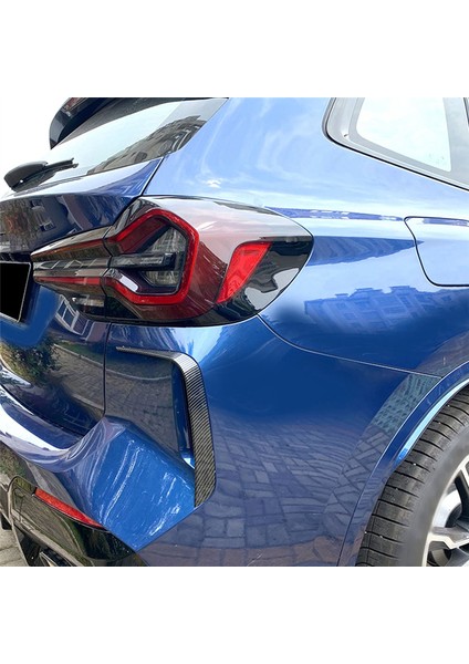 Araba Karbon Fiber Arka Tampon Ayırıcı Spoiler Arka Kanatlı Hava Menfezi Trimi Bmw X3 G01 Lcı M Sport 2022-2023 (Yurt Dışından)