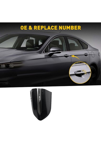 DS7Z-54218A15-DC Araba Ön Sol Kapı Kolu Kilit Çerçeve Kapak Kapağı Ford Edge 2015-2020 Için Fit Parlak Siyah (Yurt Dışından) indirimleri