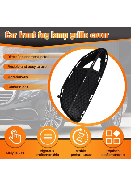 Araba Ön Sağ Sis Lambası Izgara Kapağı Trim Çerçevesi 2128852022 Mercedes Benz E Sınıfı W212 2009-2016 (Yurt Dışından)